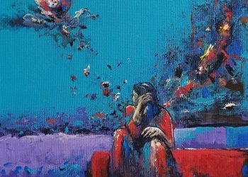 30x30 Tuval üzerine akrilik boya (İsimsiz)